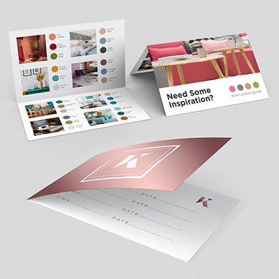 Folded Business Card